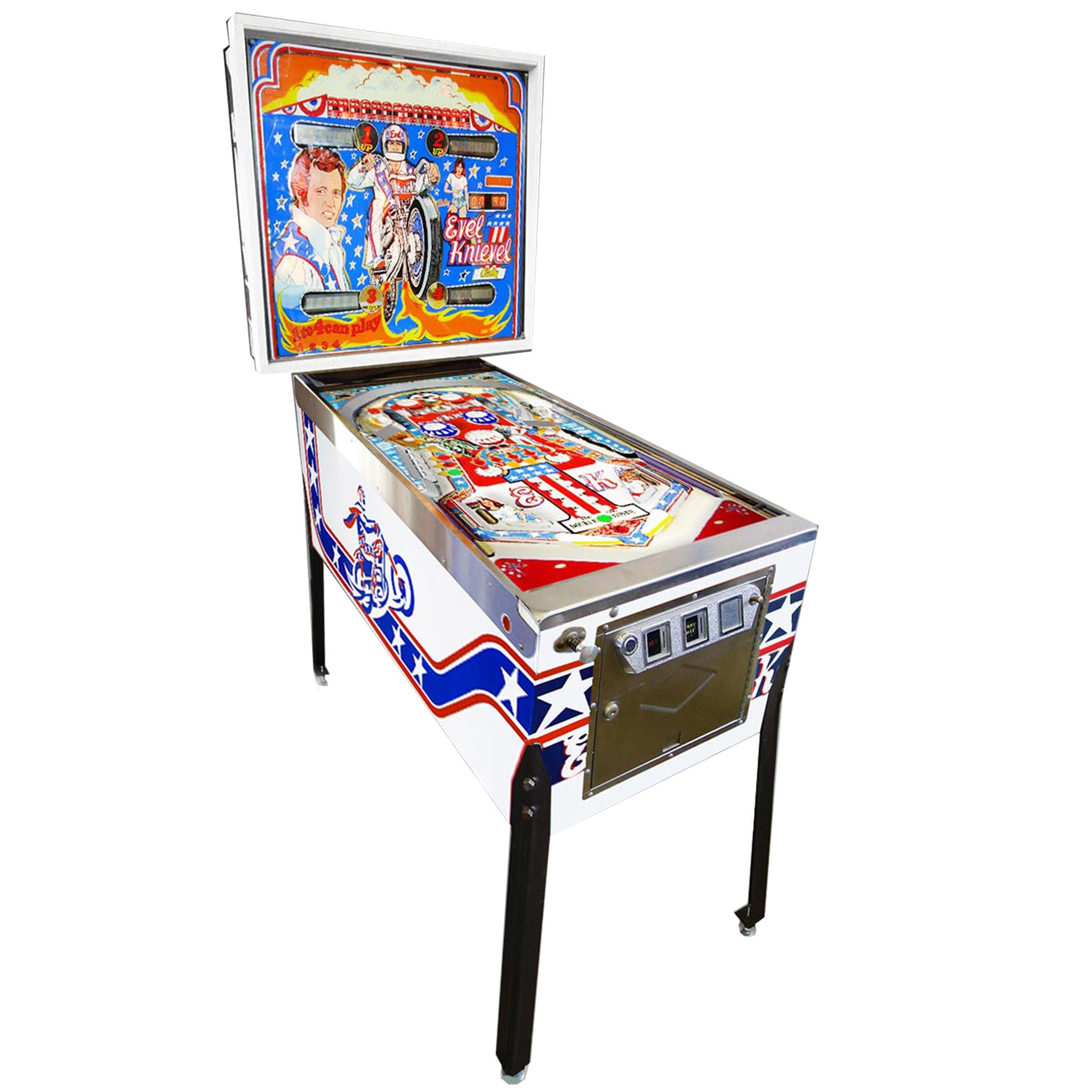 1977 Evel Knievel Pinball Machine by Bally