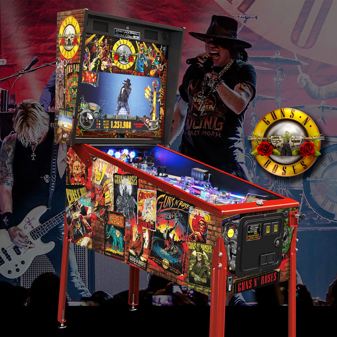 How to Get Your Guns 'N Roses Pinball Online - GAD Vending