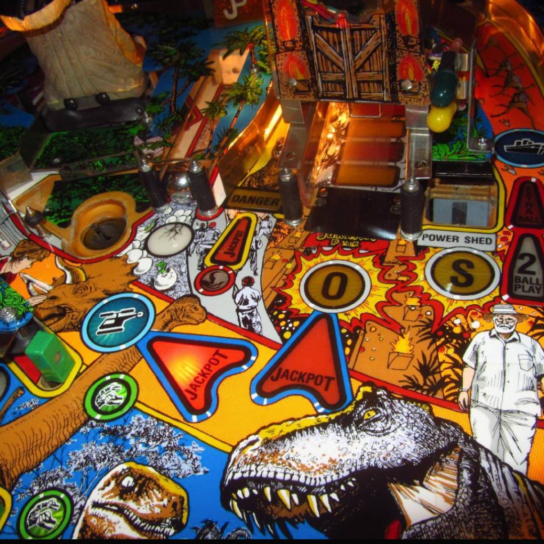 1993 Jurassic Park Pinball Machine by Data East