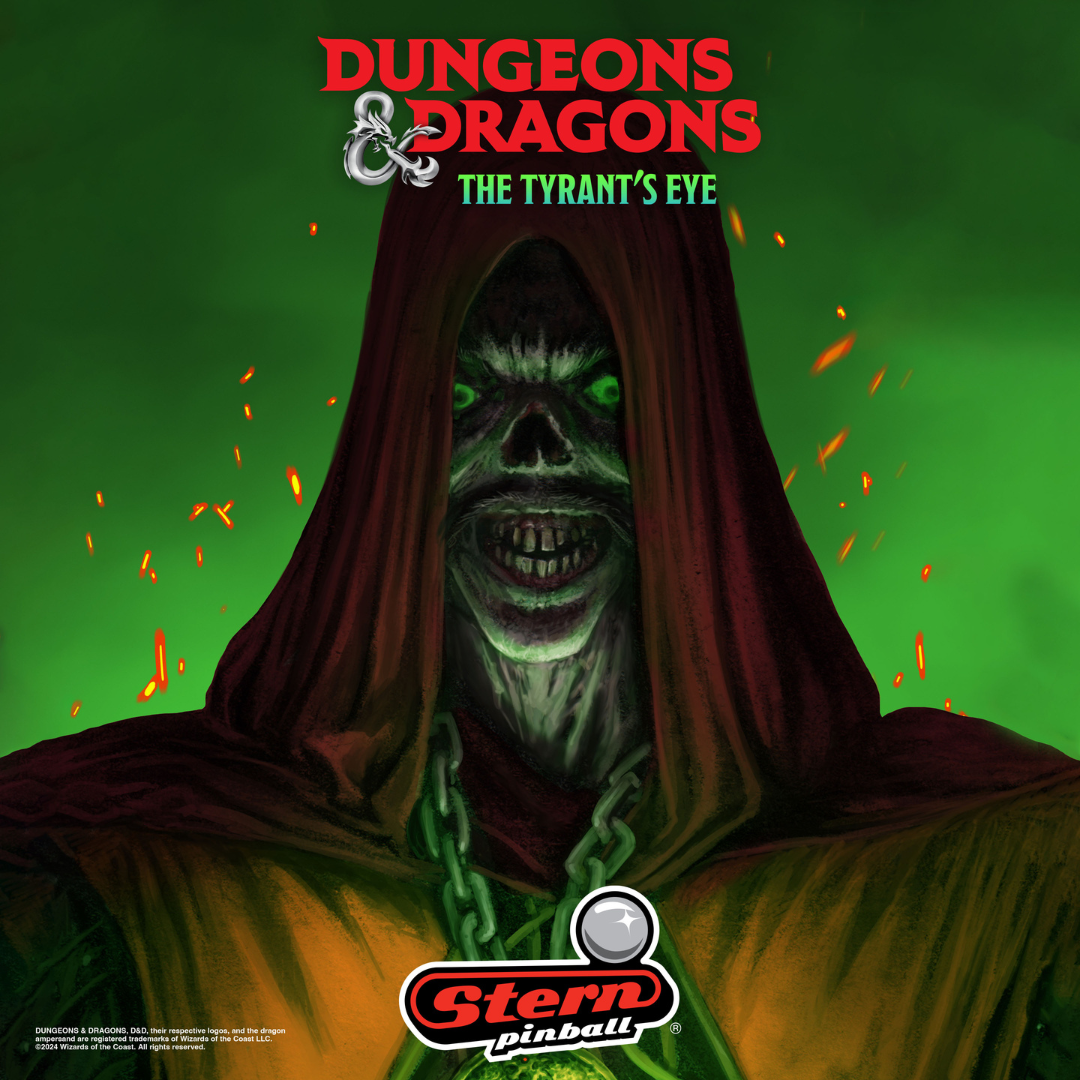 2025 Dungeons & Dragons: The Tyrant's Eye Pro Edition Pinball by Stern