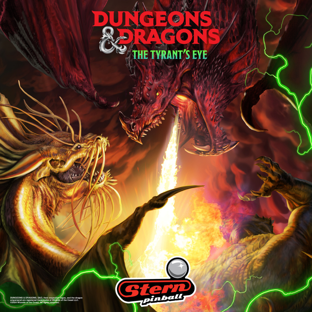 2025 Dungeons & Dragons: The Tyrant's Eye Limited Edition LE Pinball by Stern