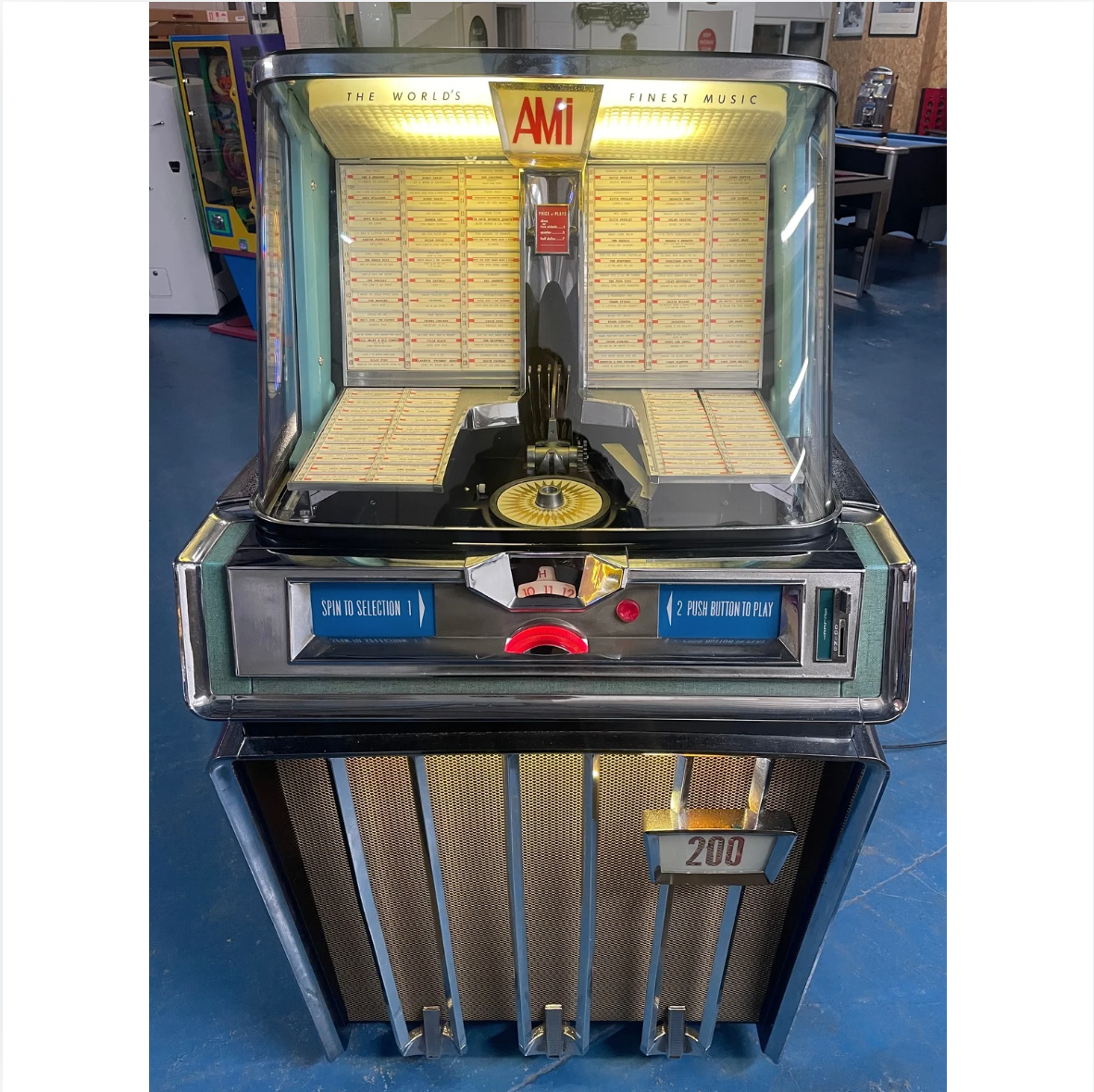 Original 1959 AMI J200 Vinyl Jukebox