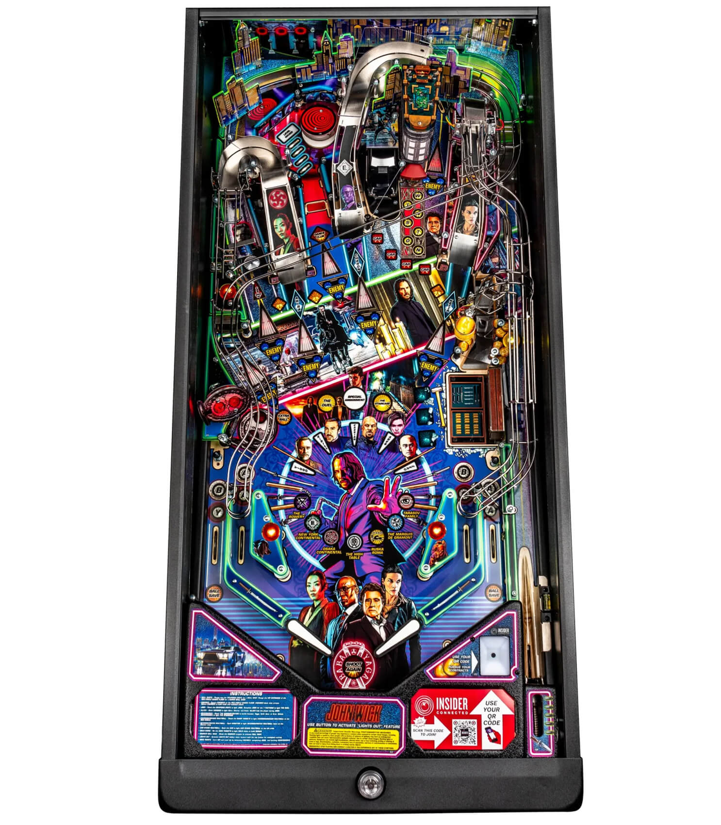 2024 John Wick Pro Pinball Machine by Stern