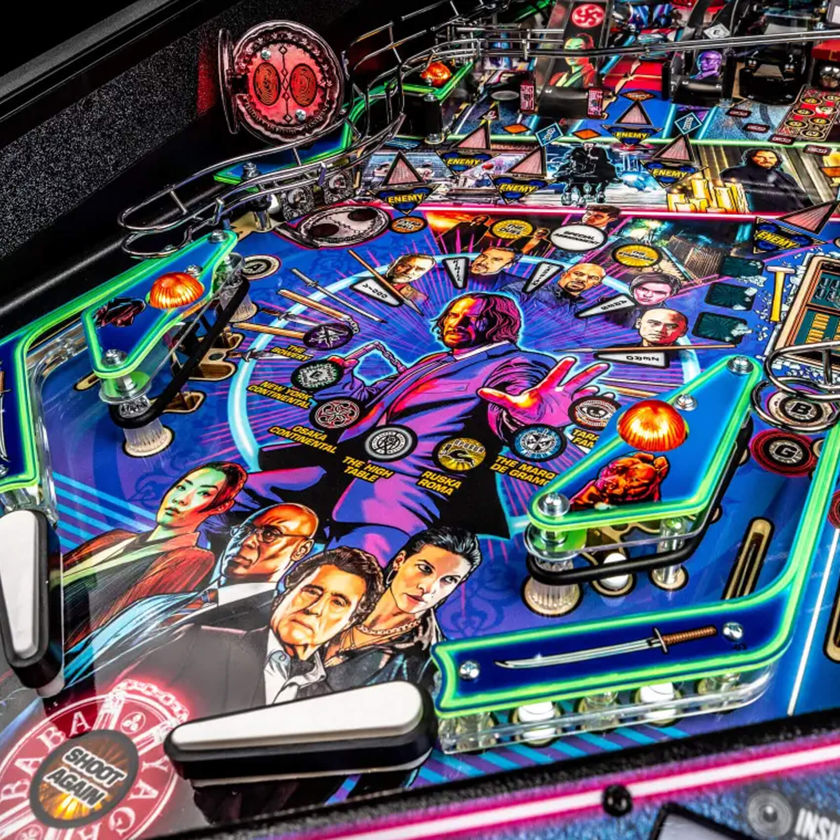 2024 John Wick Pro Pinball Machine by Stern