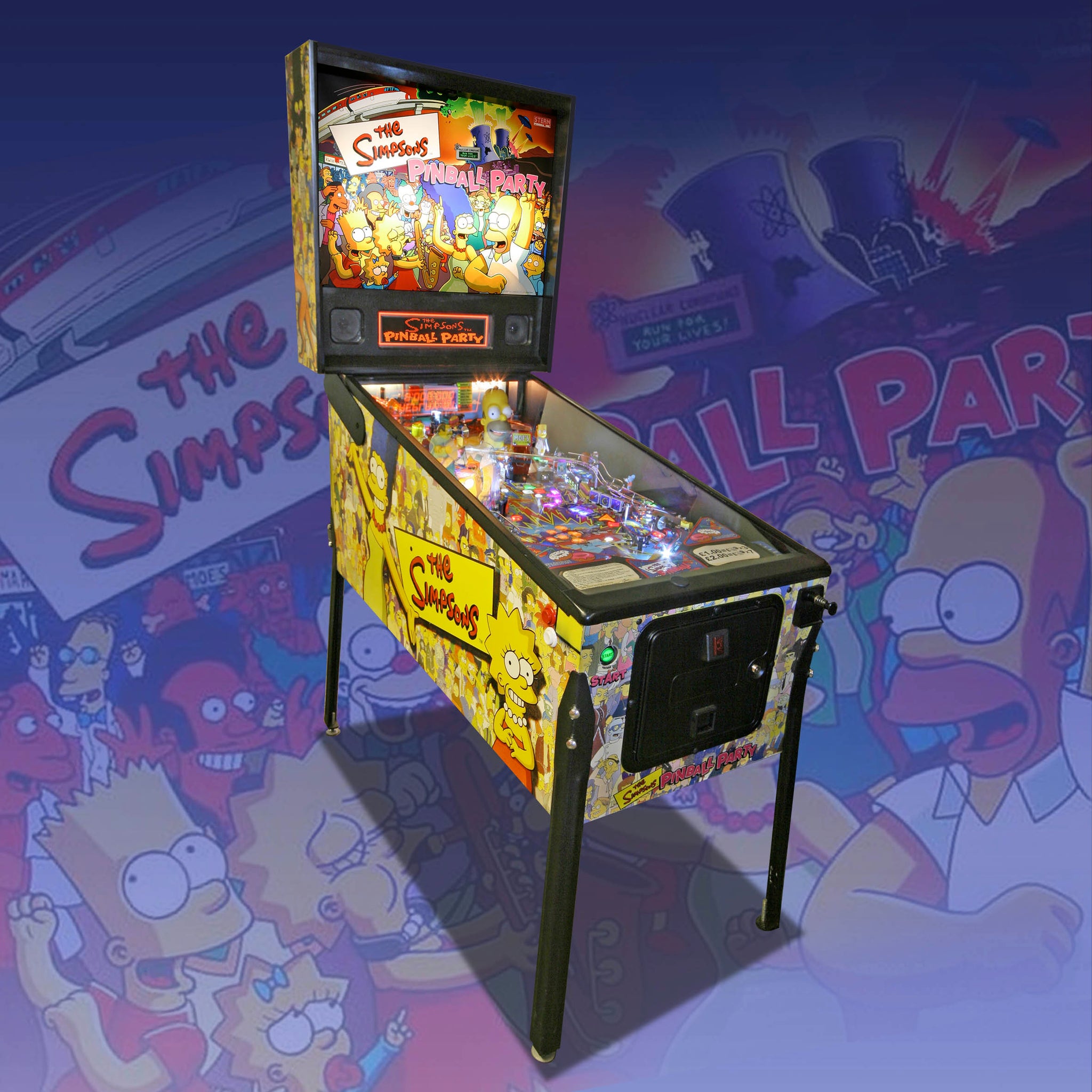 2003 The Simpsons Party Pinball by Stern