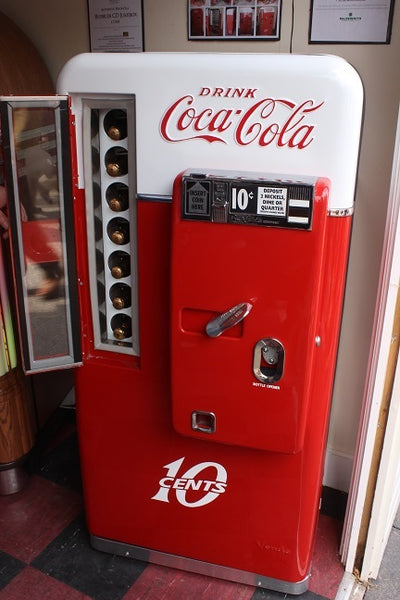 Vendo 56 Dr Pepper Machine - Bars and Booths